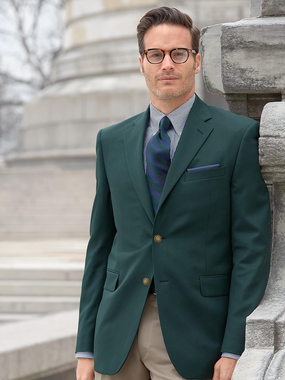 Classic Fit Wool Travel Blazer