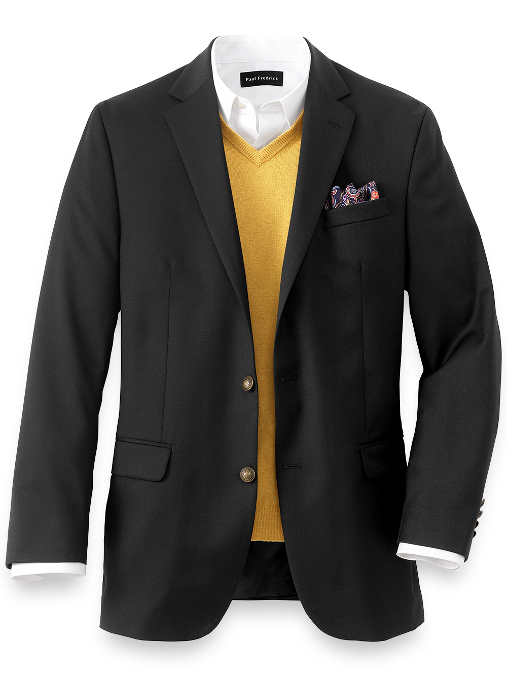 Tailored Fit Wool Travel Blazer