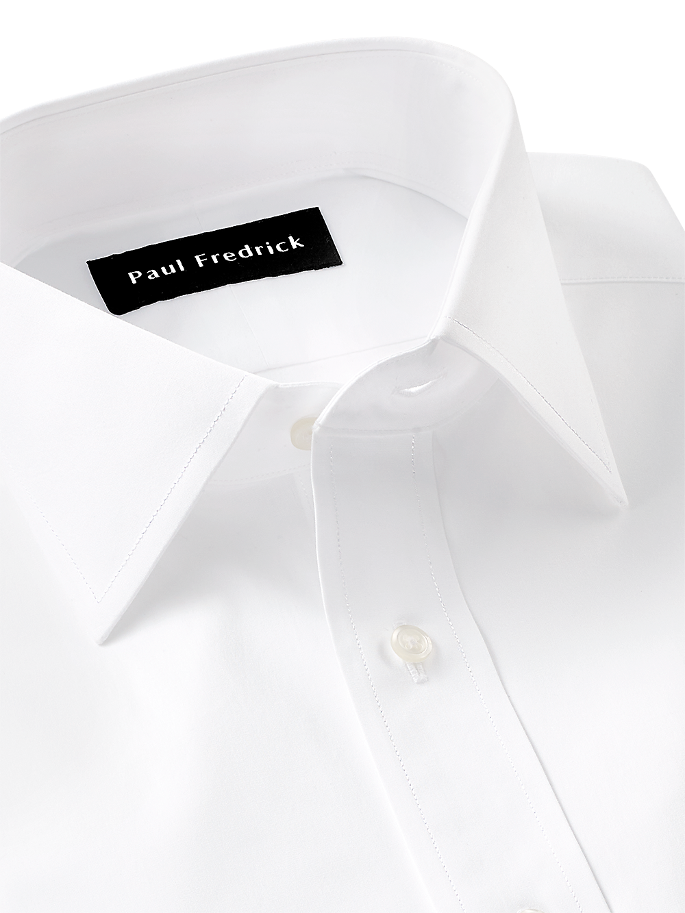 Alternate Image of Pure Cotton Broadcloth Solid Color Spread Collar Dress Shirt-2