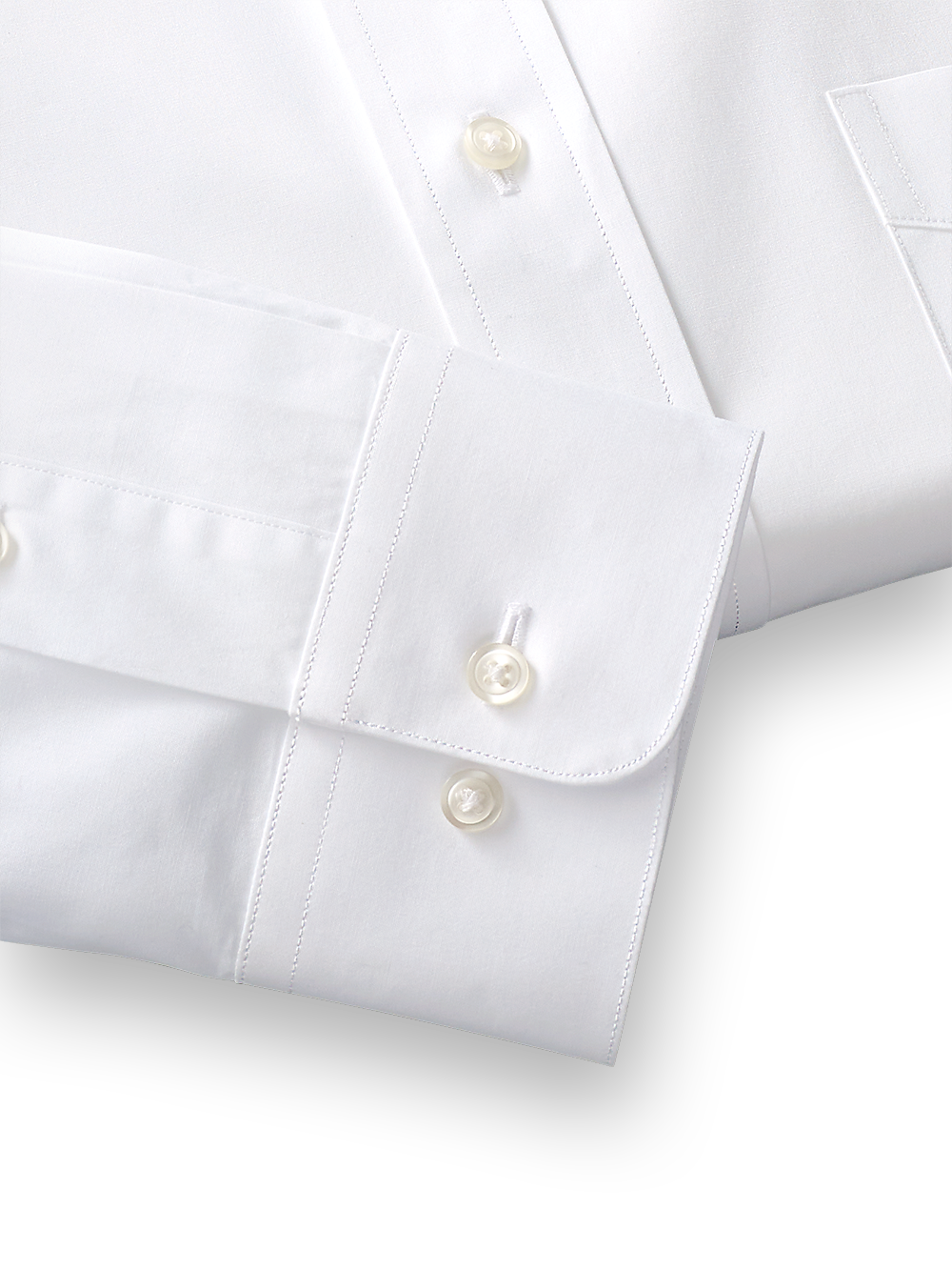 Alternate Image of Pure Cotton Broadcloth Solid Color Cutaway Spread Collar Dress Shirt-3