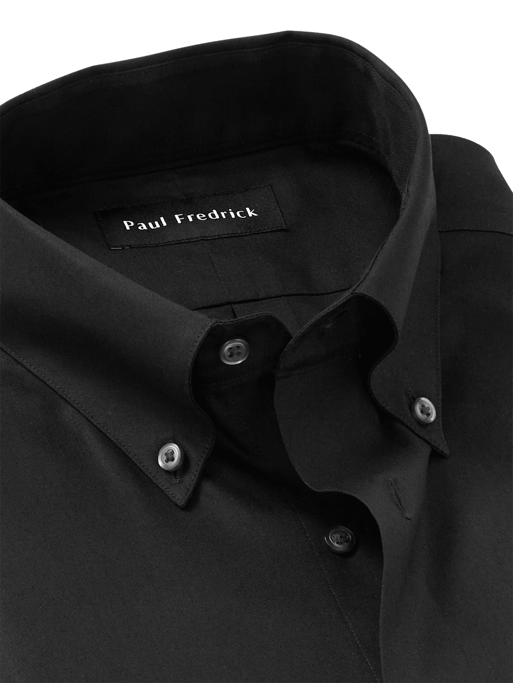 Alternate Image of Non-iron Cotton Pinpoint Solid Button Down Collar Dress Shirt-6