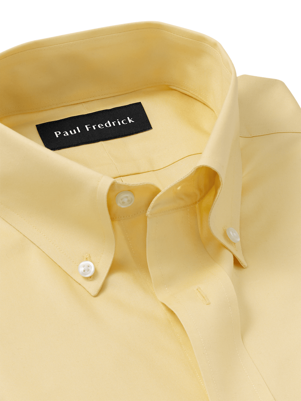 Alternate Image of Non-iron Cotton Pinpoint Solid Button Down Collar Dress Shirt-6