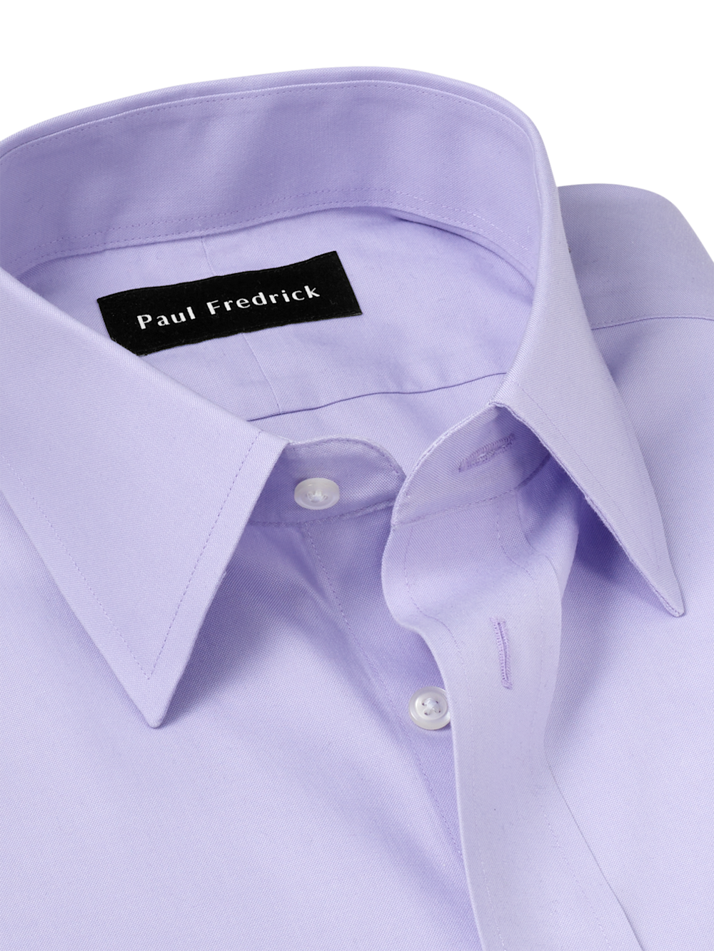 Alternate Shot of Men's Lavender Solid Shirts No Trim Detail - 6