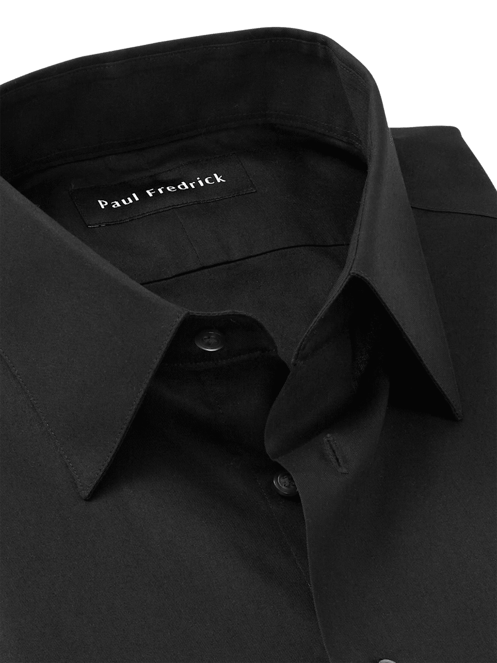 Alternate Image of Non-iron Cotton Pinpoint Solid Point Collar Dress Shirt-6