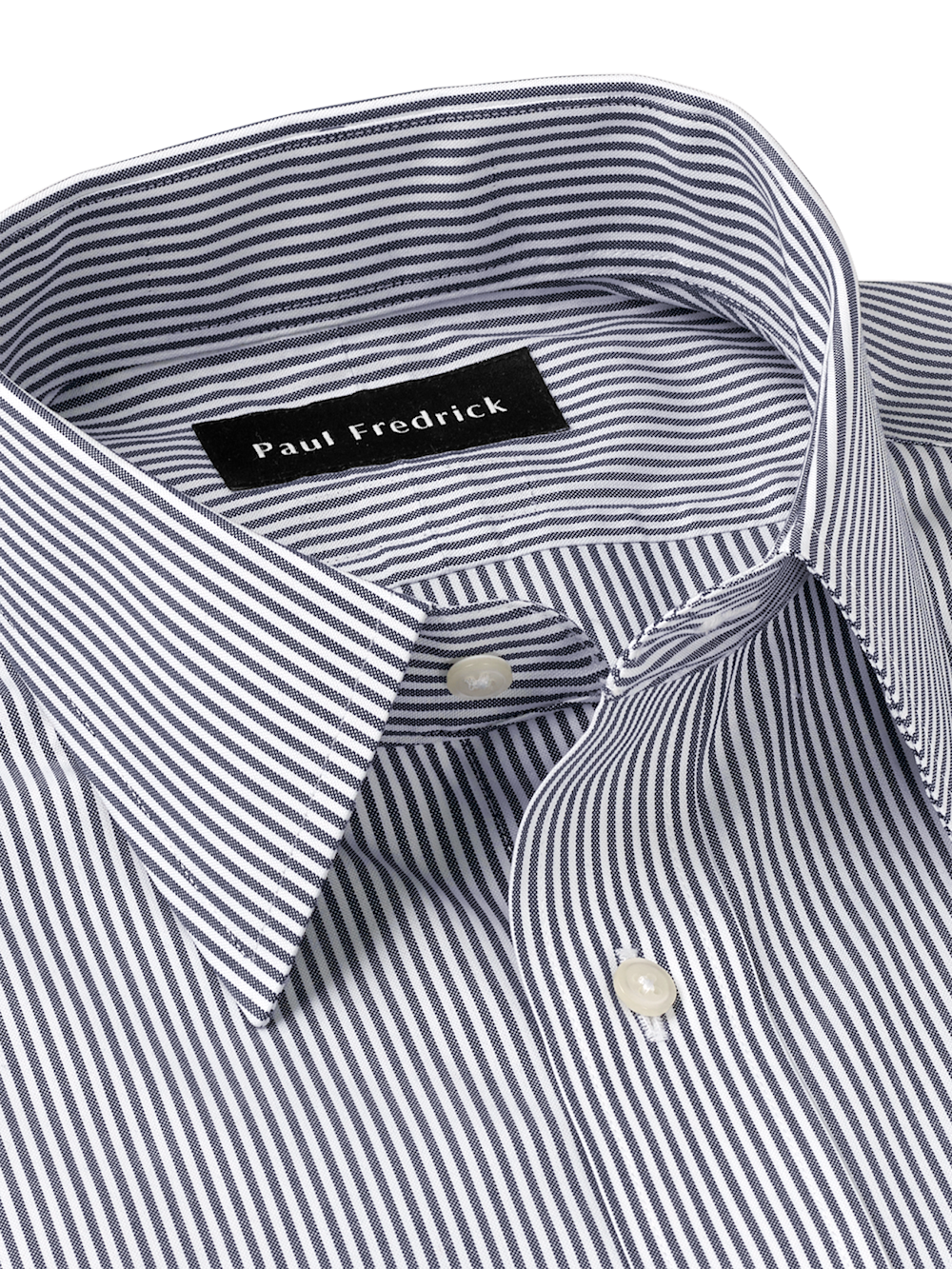 Alternate Image of Non-iron Cotton Pinpoint Solid Point Collar Dress Shirt-6