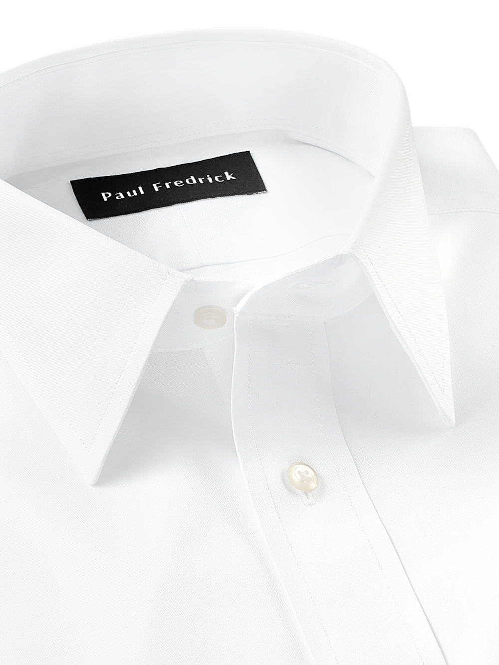 southern point dress shirts Non-Iron Cotton Pinpoint Solid Point Collar Dress Shirt