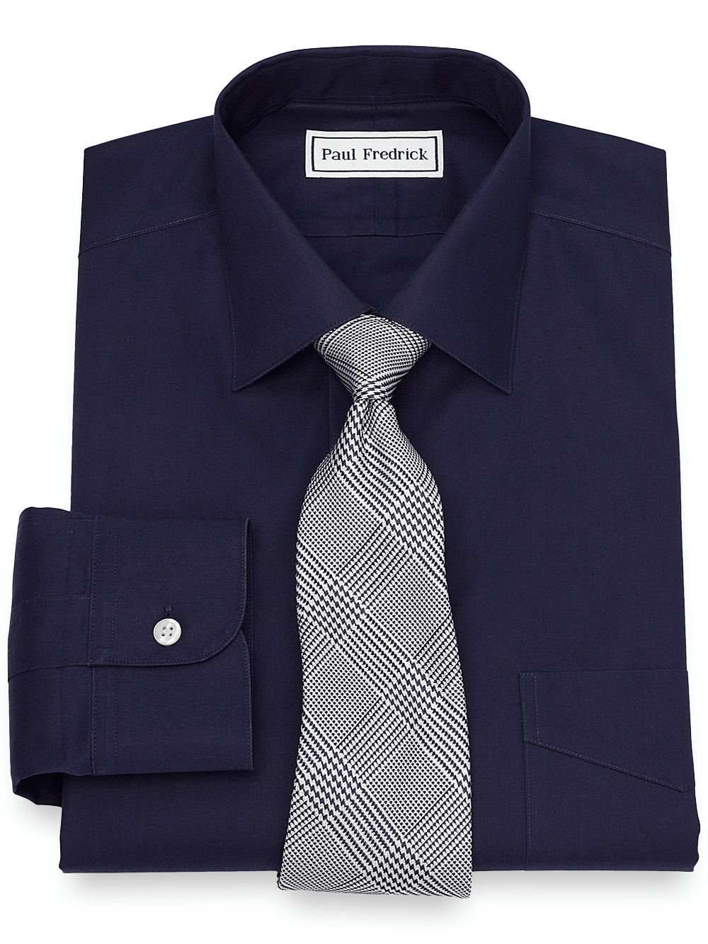 Men's Navy Solid Shirts No Trim Detail