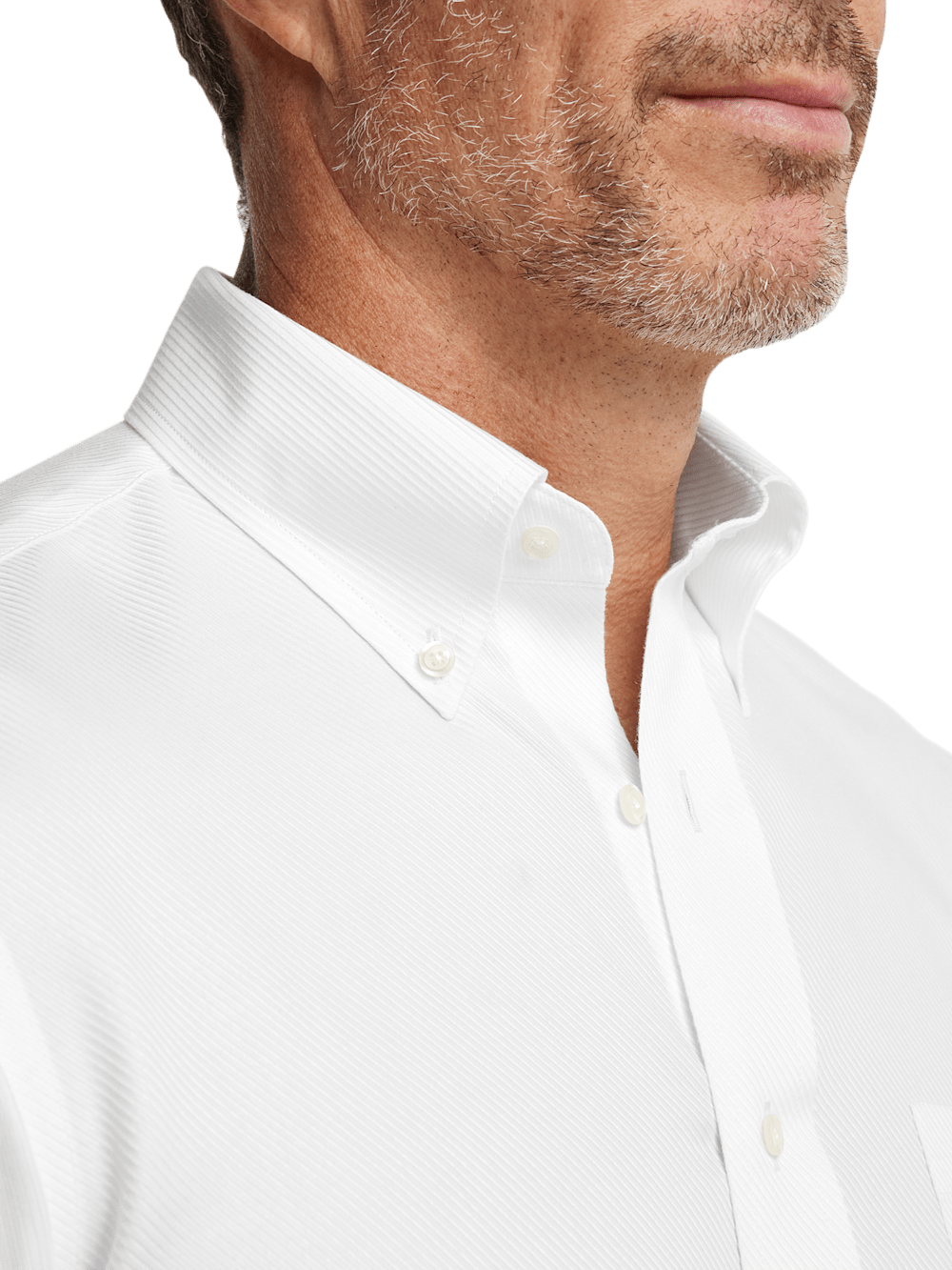 2 button high collar dress shirt Sky Blue High Button Down 2 Button Collar Shirt