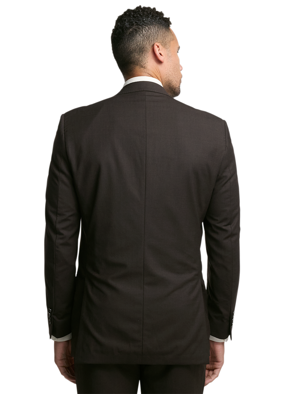Alternate Image of Wool Stretch Bengaline Single Breasted Peak Lapel Suit-6