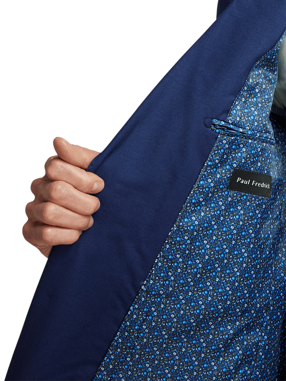 Alternate Image of Wool Stretch Bengaline Single Breasted Peak Lapel Suit-3