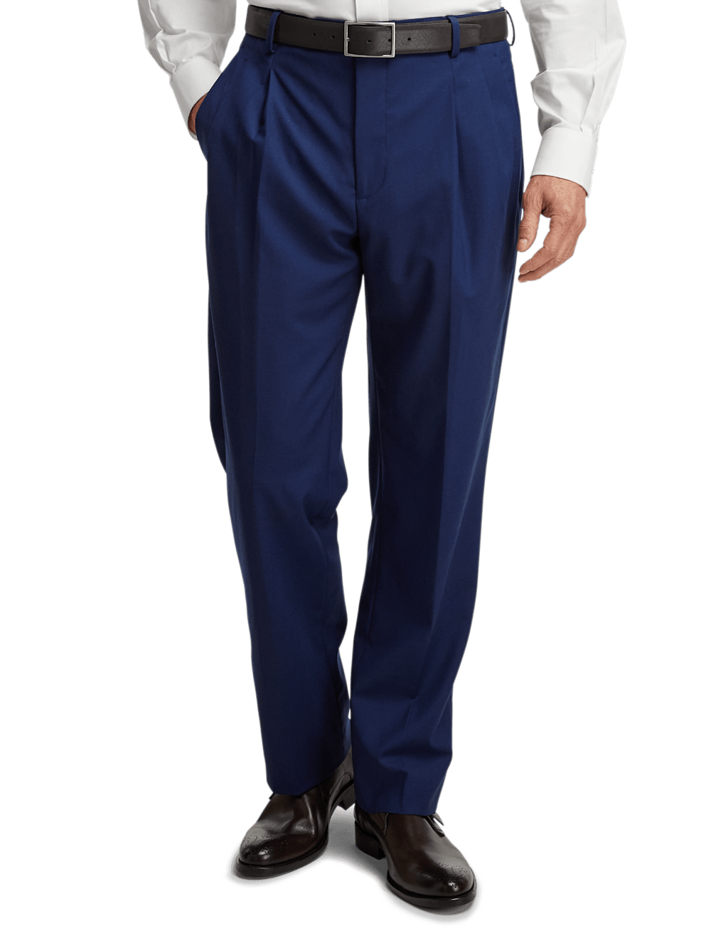 Alternate Image of Wool Stretch Bengaline Single Breasted Peak Lapel Suit-7