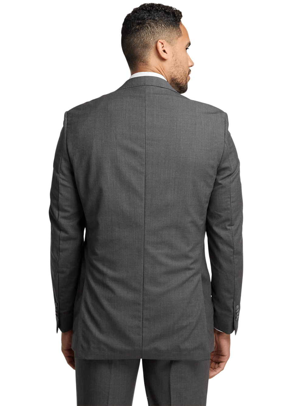 Alternate Image of Wool Stretch Bengaline Single Breasted Peak Lapel Suit-6