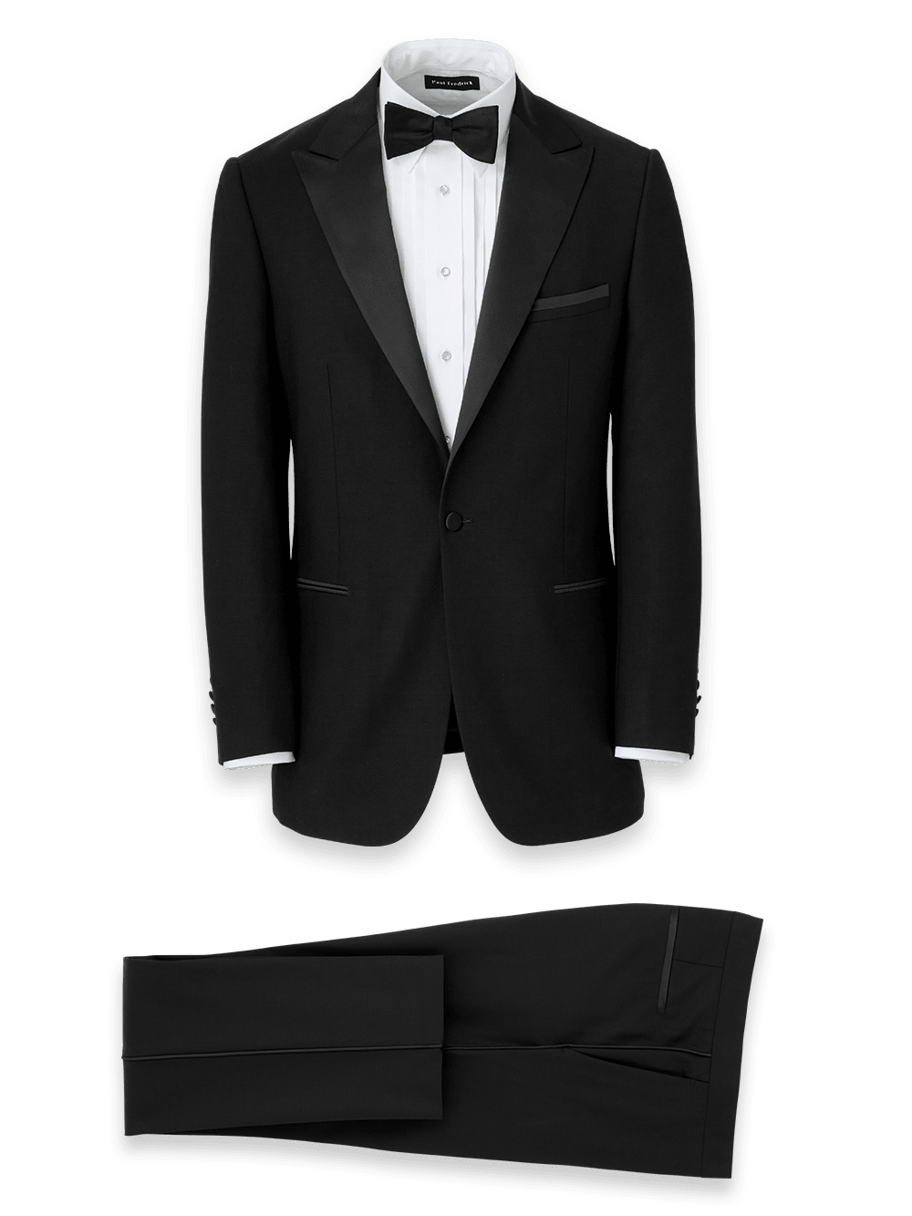 Product Image of Wool Stretch Peak Lapel Tuxedo-0