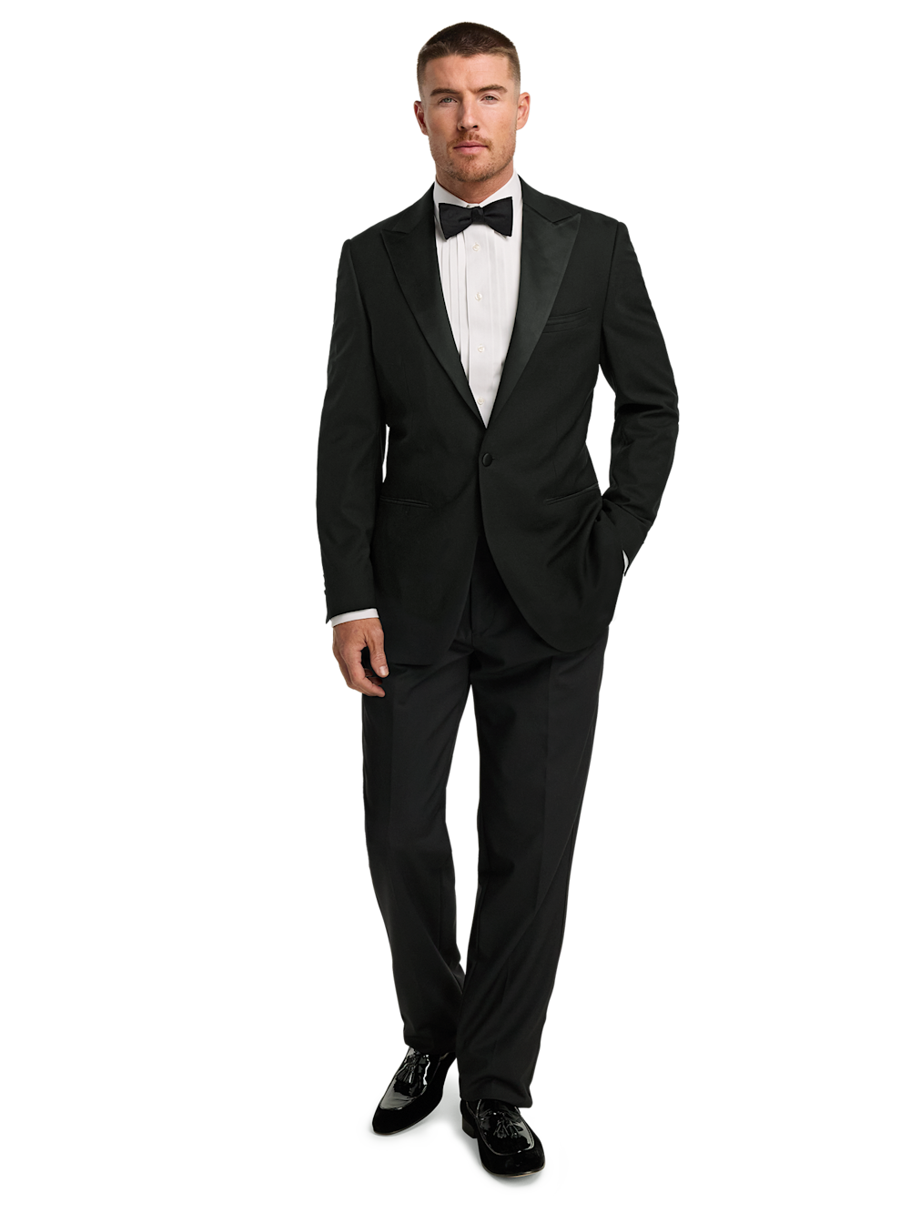 Alternate Image of Wool Stretch Peak Lapel Tuxedo-1