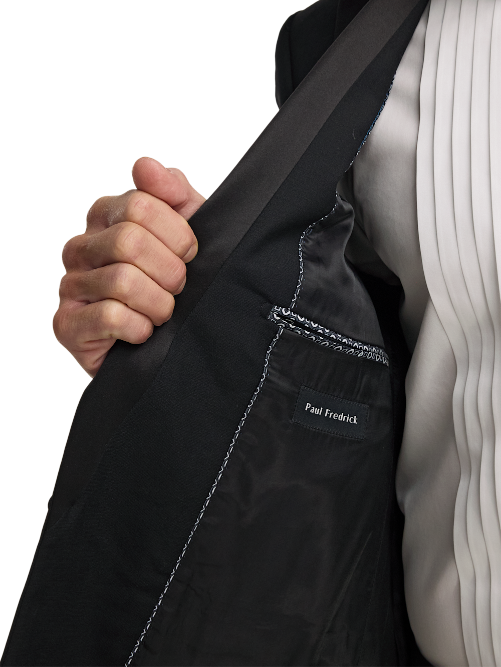 Alternate Image of Wool Stretch Peak Lapel Tuxedo-3