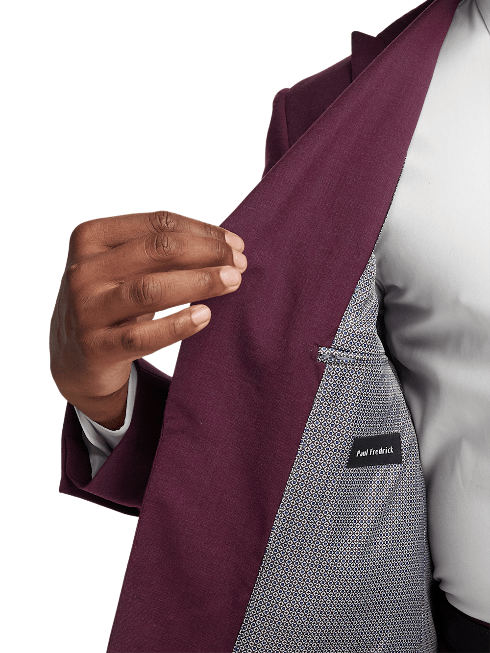 Alternate Image of Wool Stretch Bengaline Single Breasted Peak Lapel Suit-3