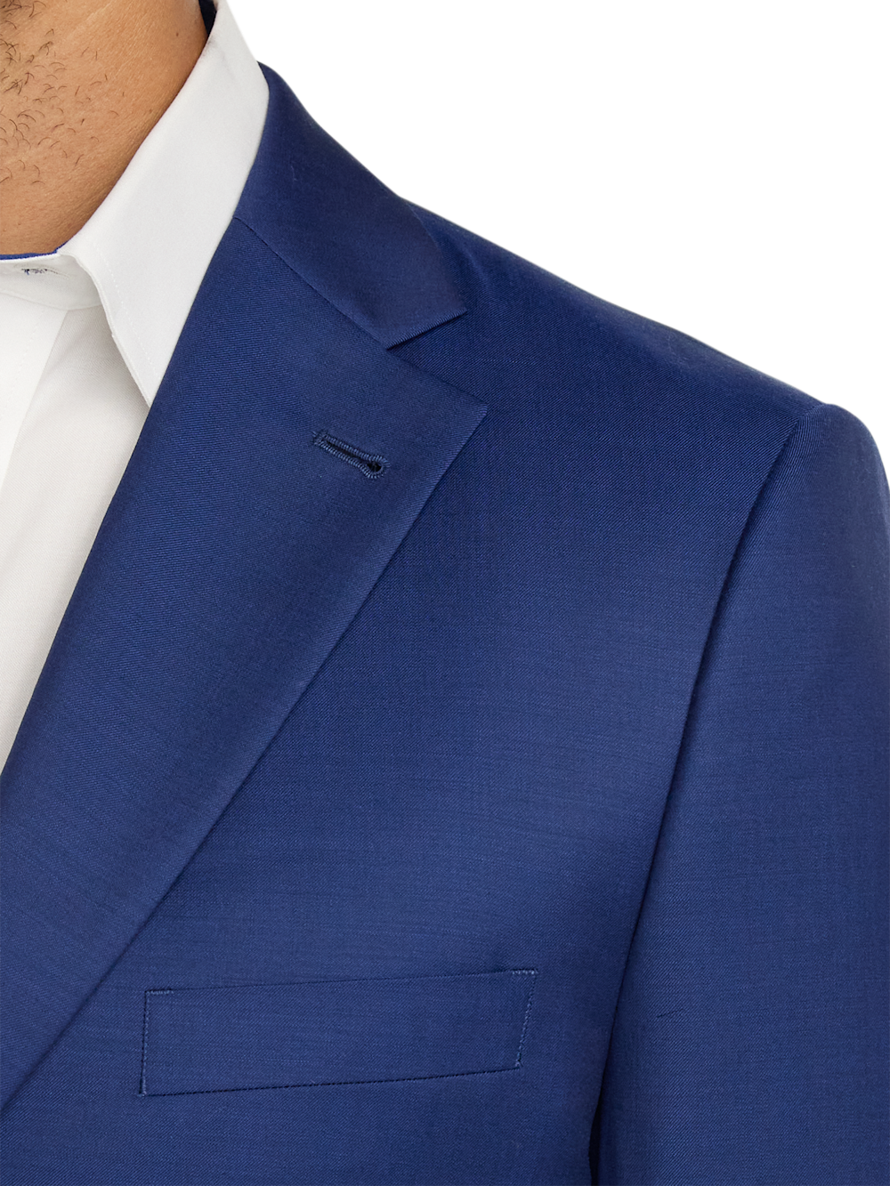 Alternate Image of Wool Solid Single Breasted Notch Lapel Suit-5