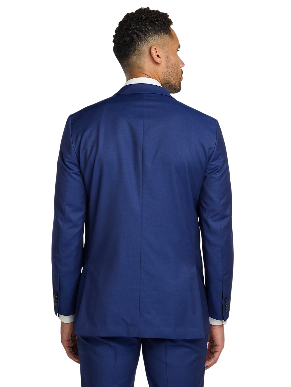 Alternate Image of Wool Solid Single Breasted Notch Lapel Suit-6