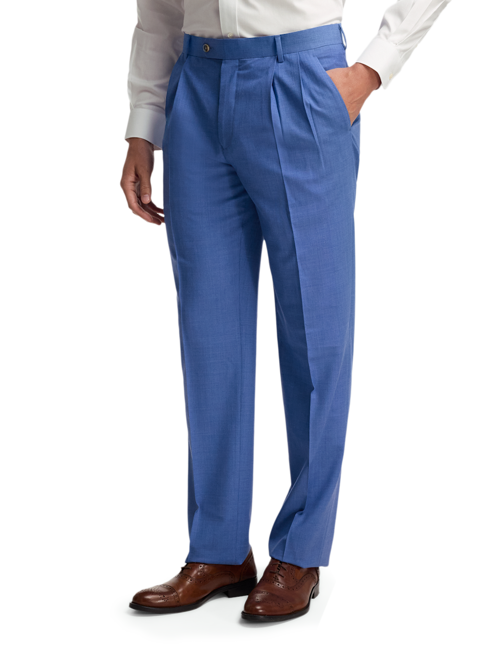 Alternate Image of Wool Stretch Bengaline Peak Lapel Suit-8