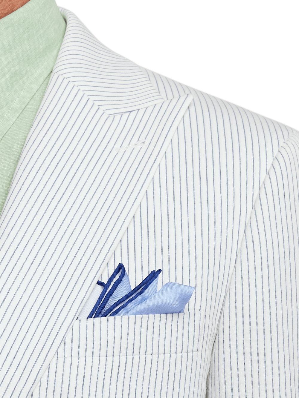 Alternate Image of Cotton Stretch Stripe Seersucker Peak Lapel Suit-5