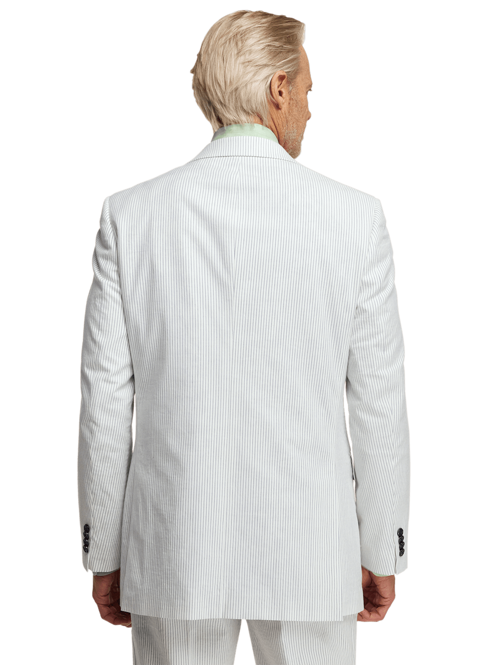 Alternate Image of Cotton Stretch Stripe Seersucker Peak Lapel Suit-6