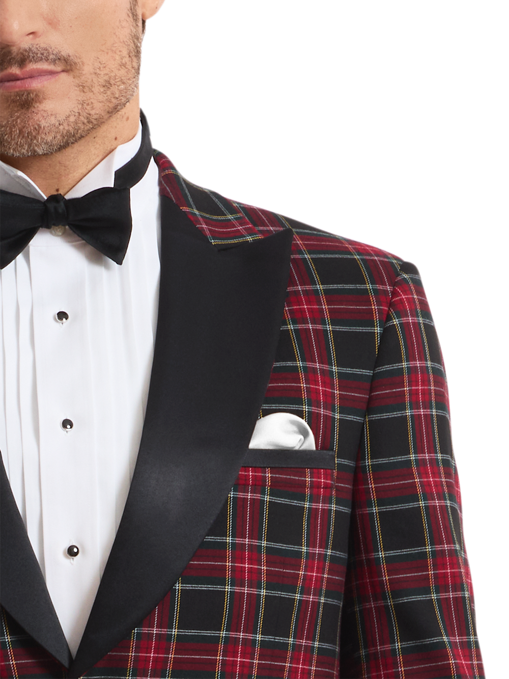 Alternate Shot of Men's black multi  Suit  - 6
