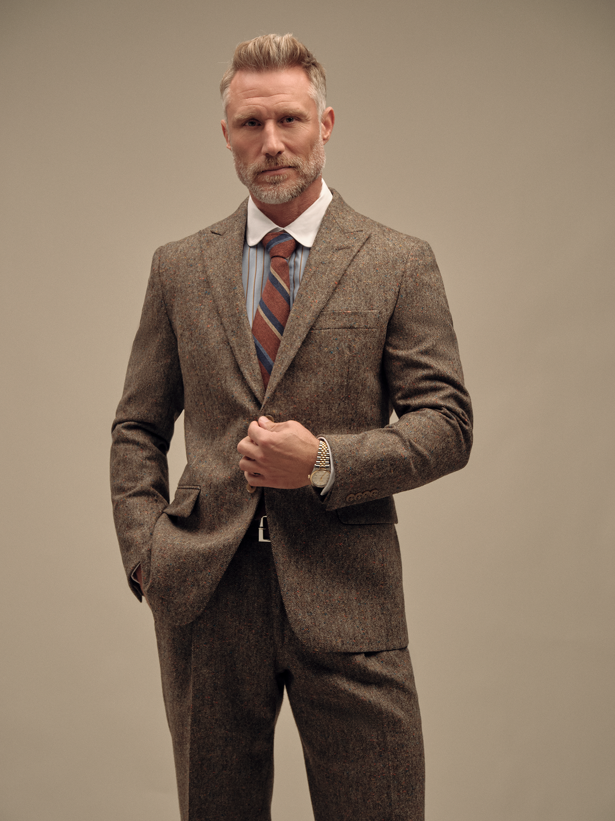 Donegal Suit - Brown Multi