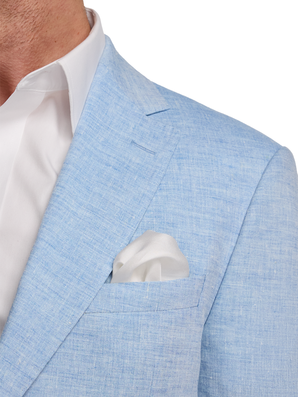 Alternate Image of Italian Linen Blend Single Breasted Notch Lapel Suit-5