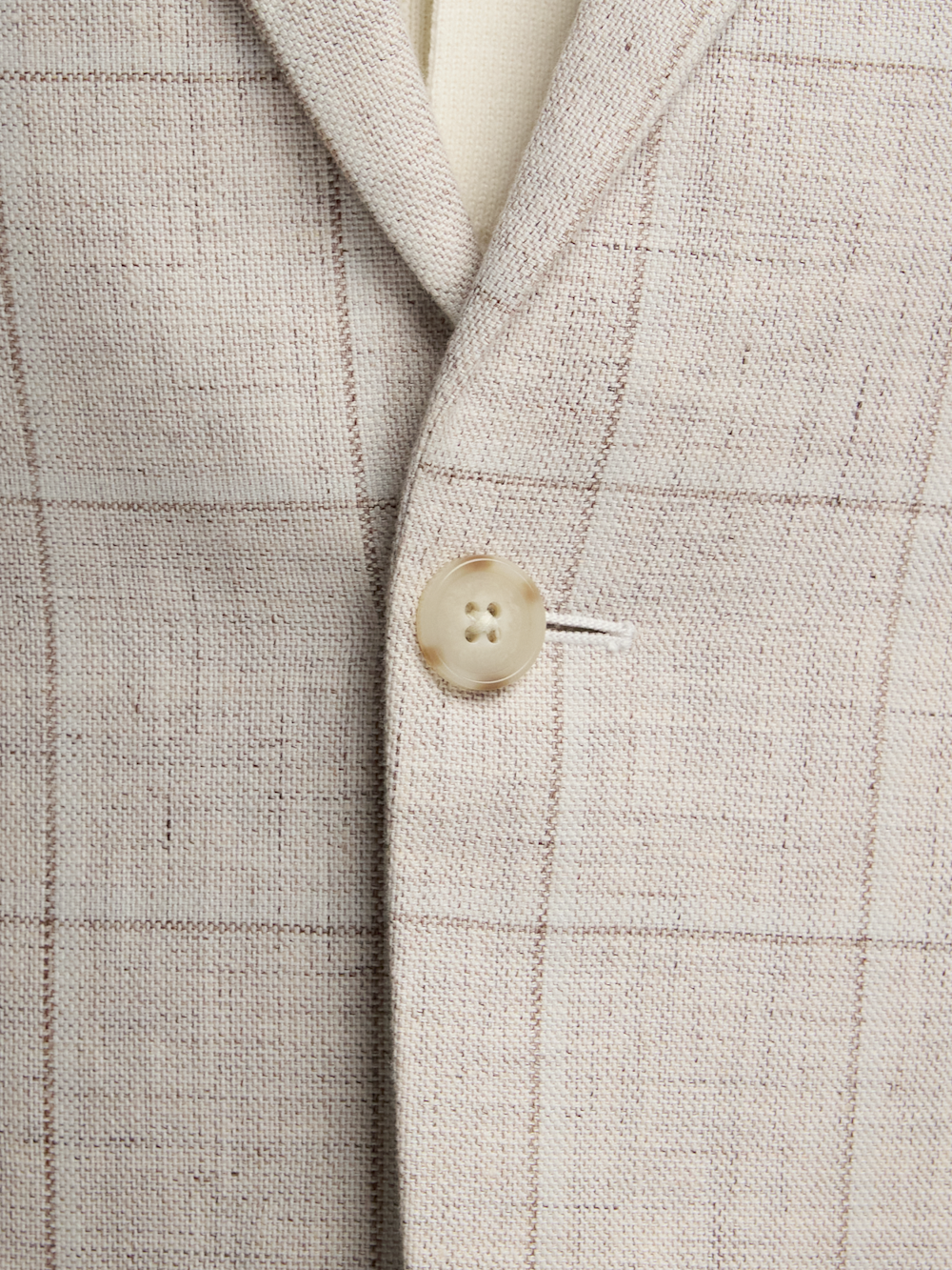 Alternate Image of Windowpane Linen Single Breasted Notch Lapel Suit-4