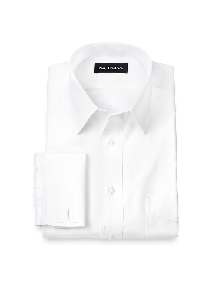 Mens Point Collar French Cuff White main image 0