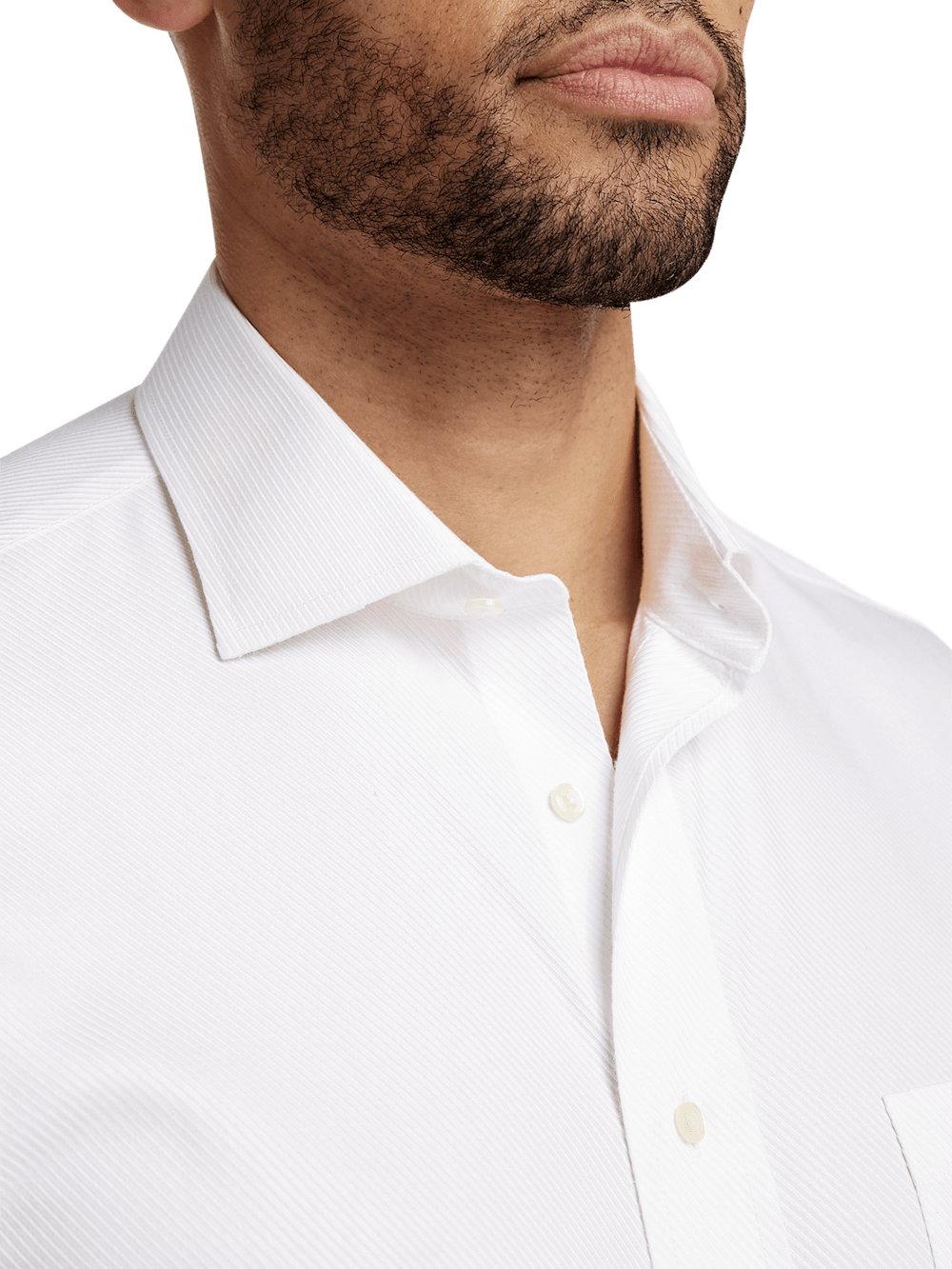 Alternate Image of Non-iron Cotton Twill Spread Collar French Cuff Dress Shirt-2