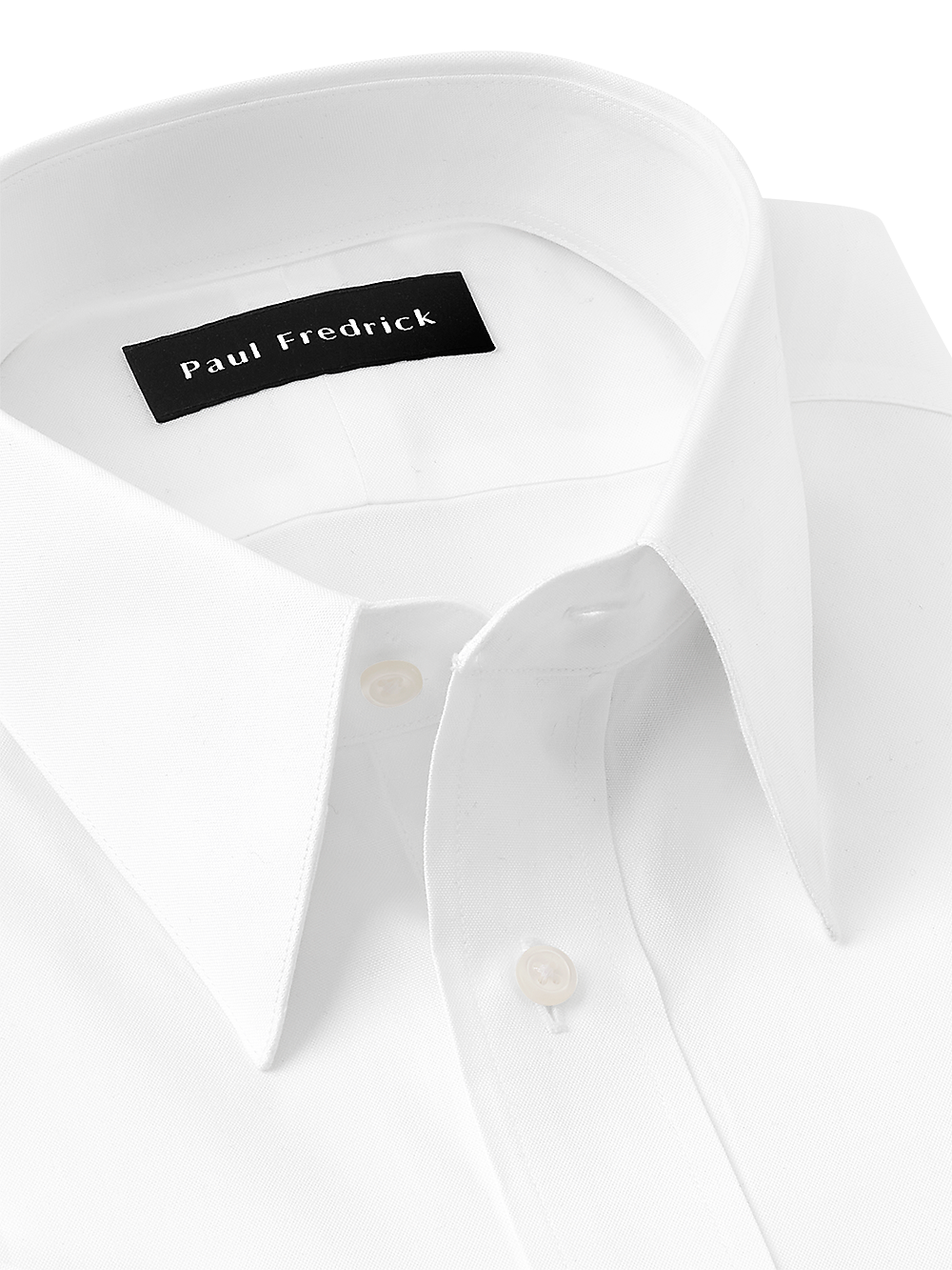 Alternate Image of Pure Cotton Pinpoint Edge-stitched Straight Collar French Cuff Dress Shirt-3