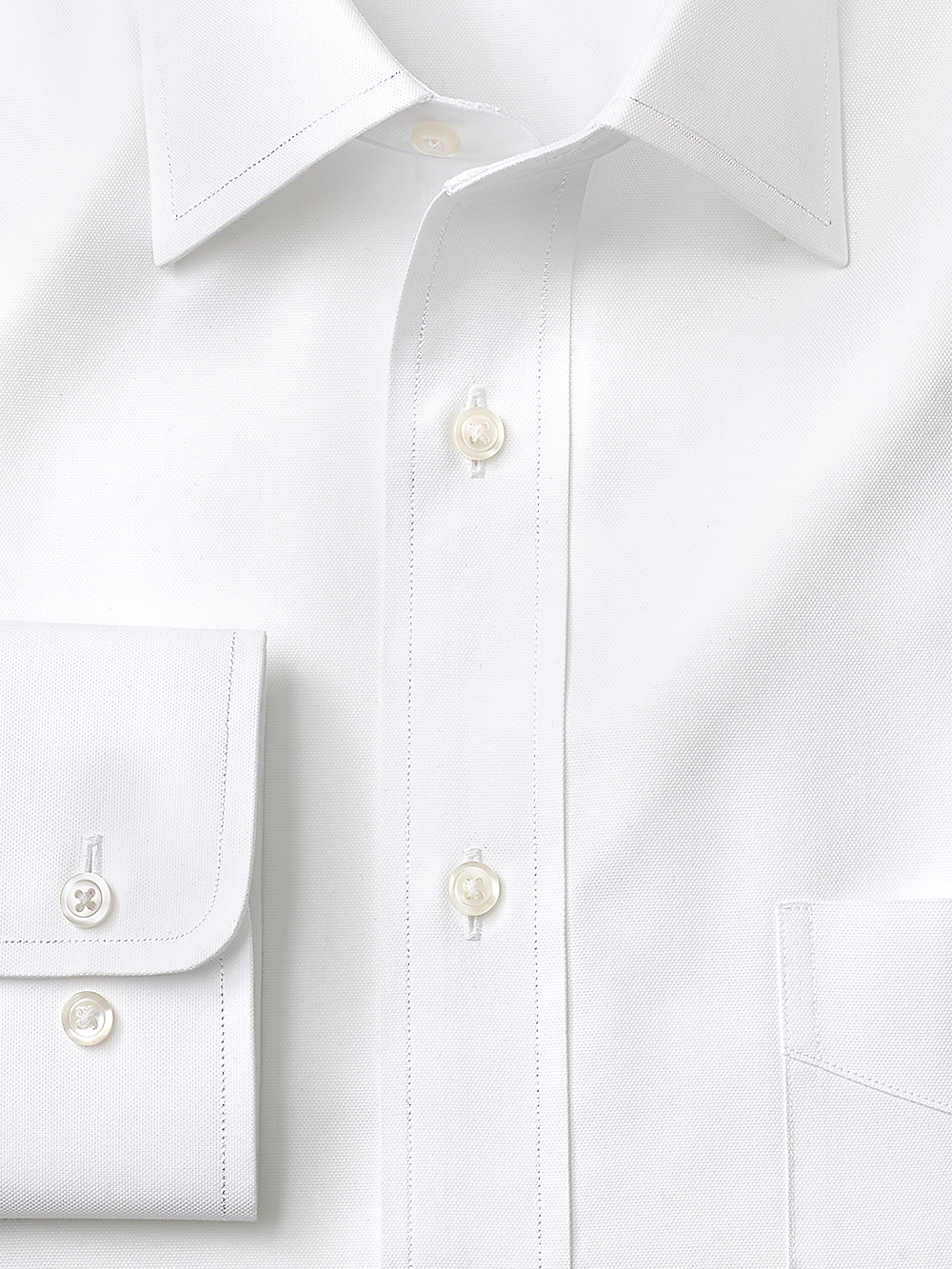 Alternate Image of Superfine Egyptian Cotton Solid Color Spread Collar Dress Shirt-1