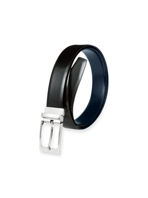 Vincent Reversible Belt - Black/navy