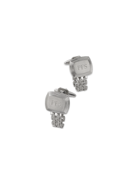 Chain Wrap Engravable Cufflinks - Gold/silver