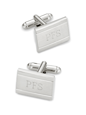 Engravable Cufflinks - Silver