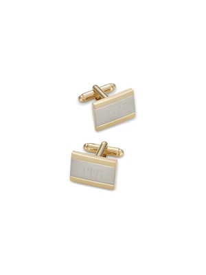 Engravable Cufflinks - Gold