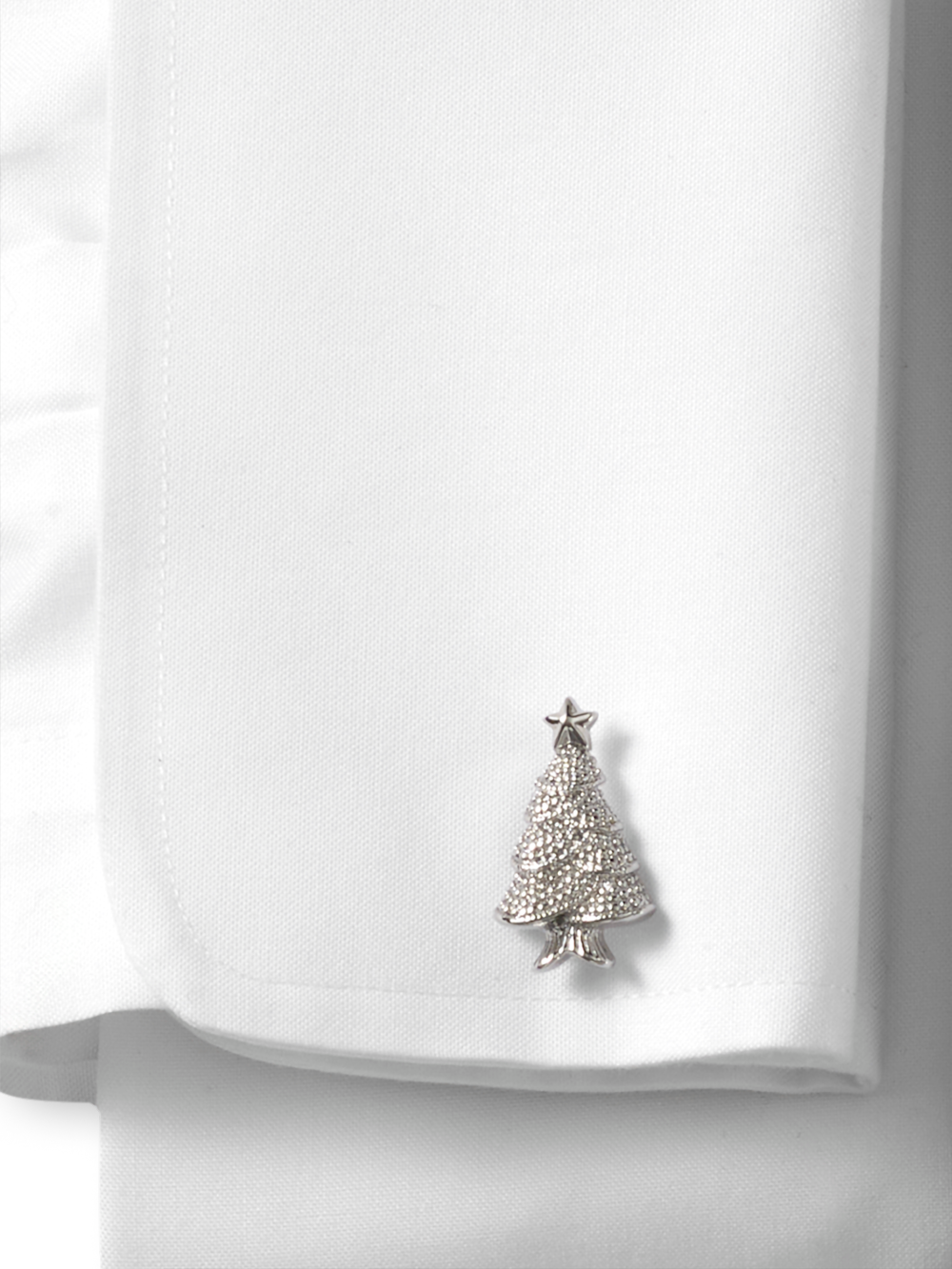 Alternate Image of Christmas Tree Cufflink-1