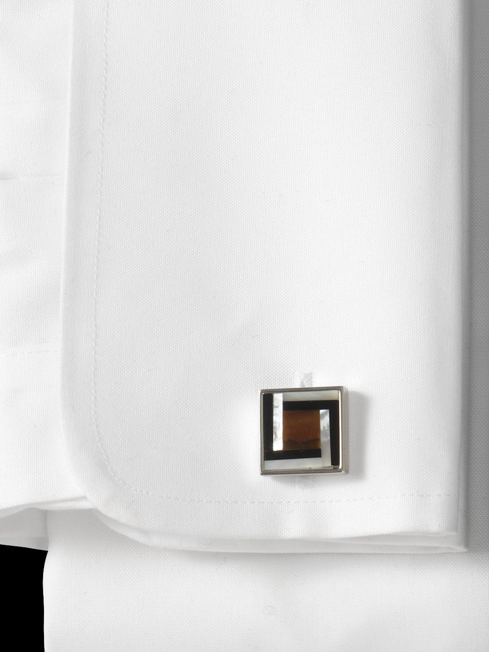 Semi Precious Square Cufflink