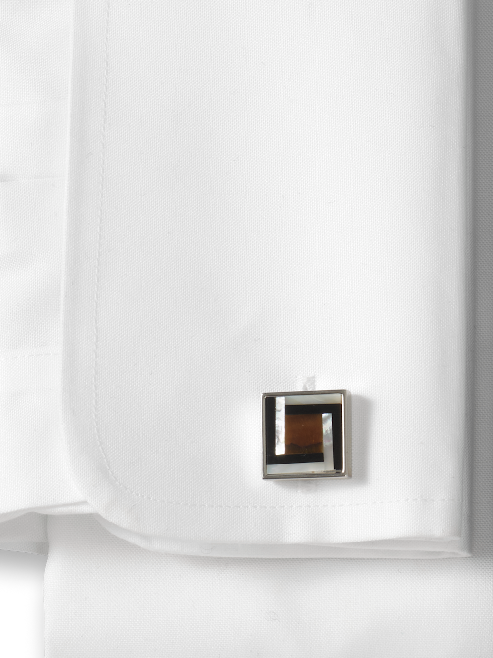 Alternate Image of Semi Precious Square Cufflink-1