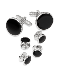 Black Onyx Stud Set - Black