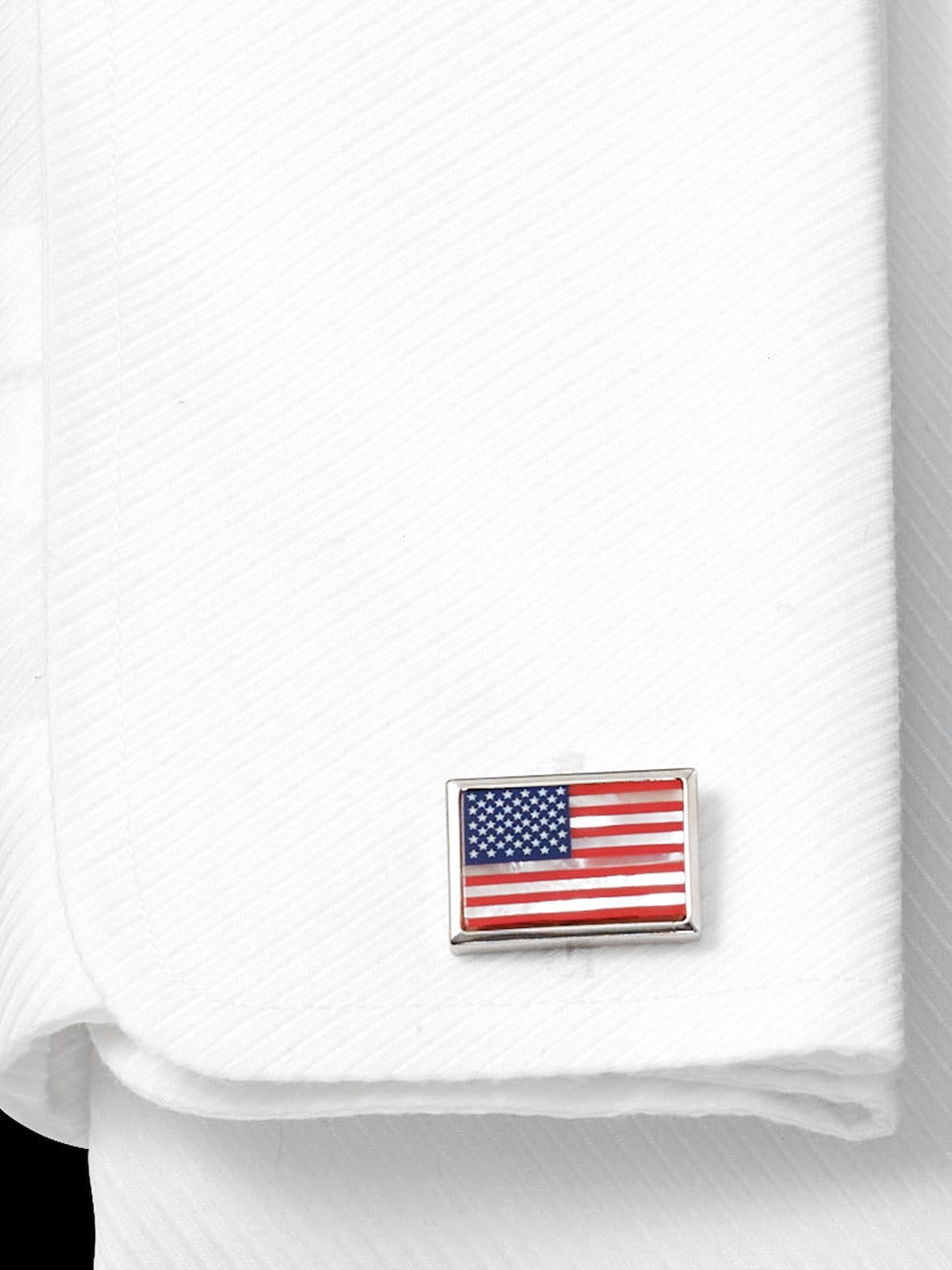 Semi Precious Stone American Flag Cufflinks