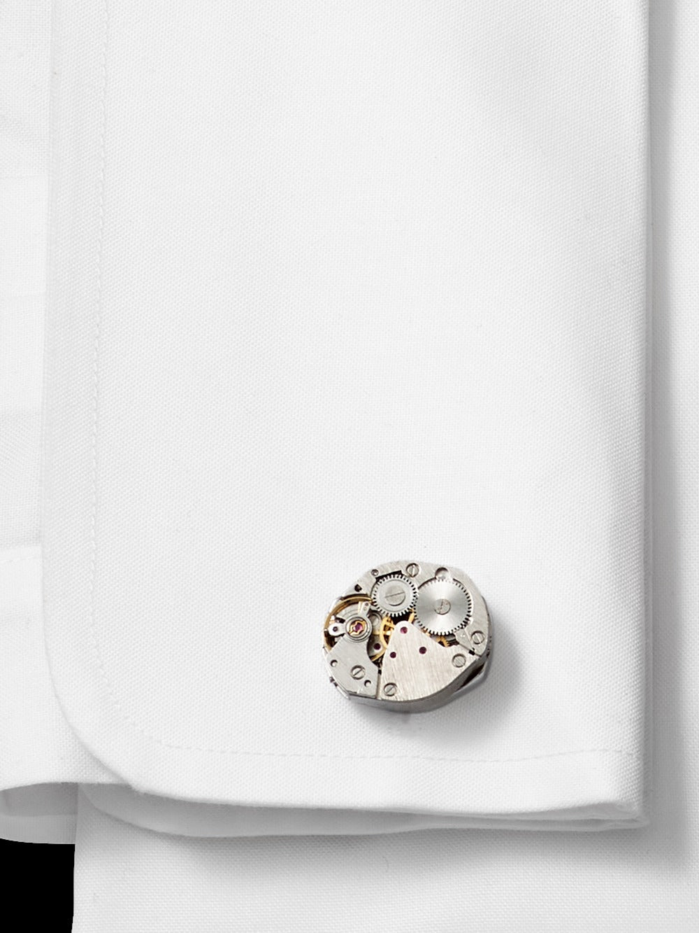 Oval Watch Movement Cufflinks