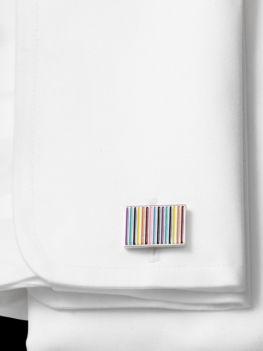 Enamel Multi Stripe Cufflinks