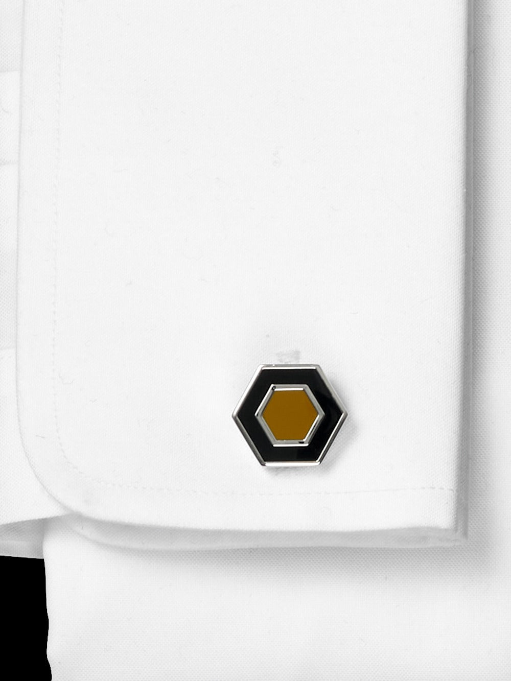 Enamel Hexagon Cufflinks