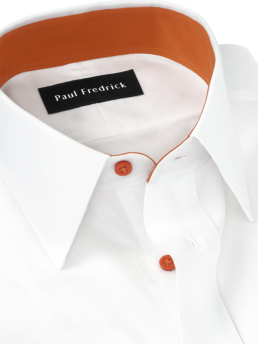 Alternate Image of Non-iron Cotton Solid Dress Shirt With Contrast Trim-2