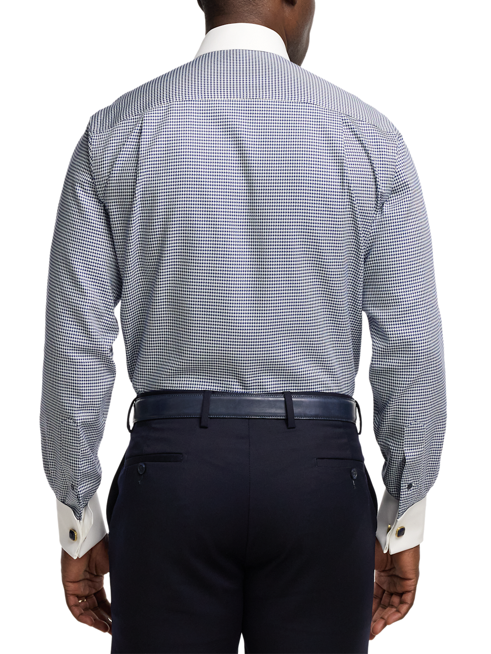 Alternate Image of Comfort Stretch Non-iron Houndstooth Dress Shirt-4