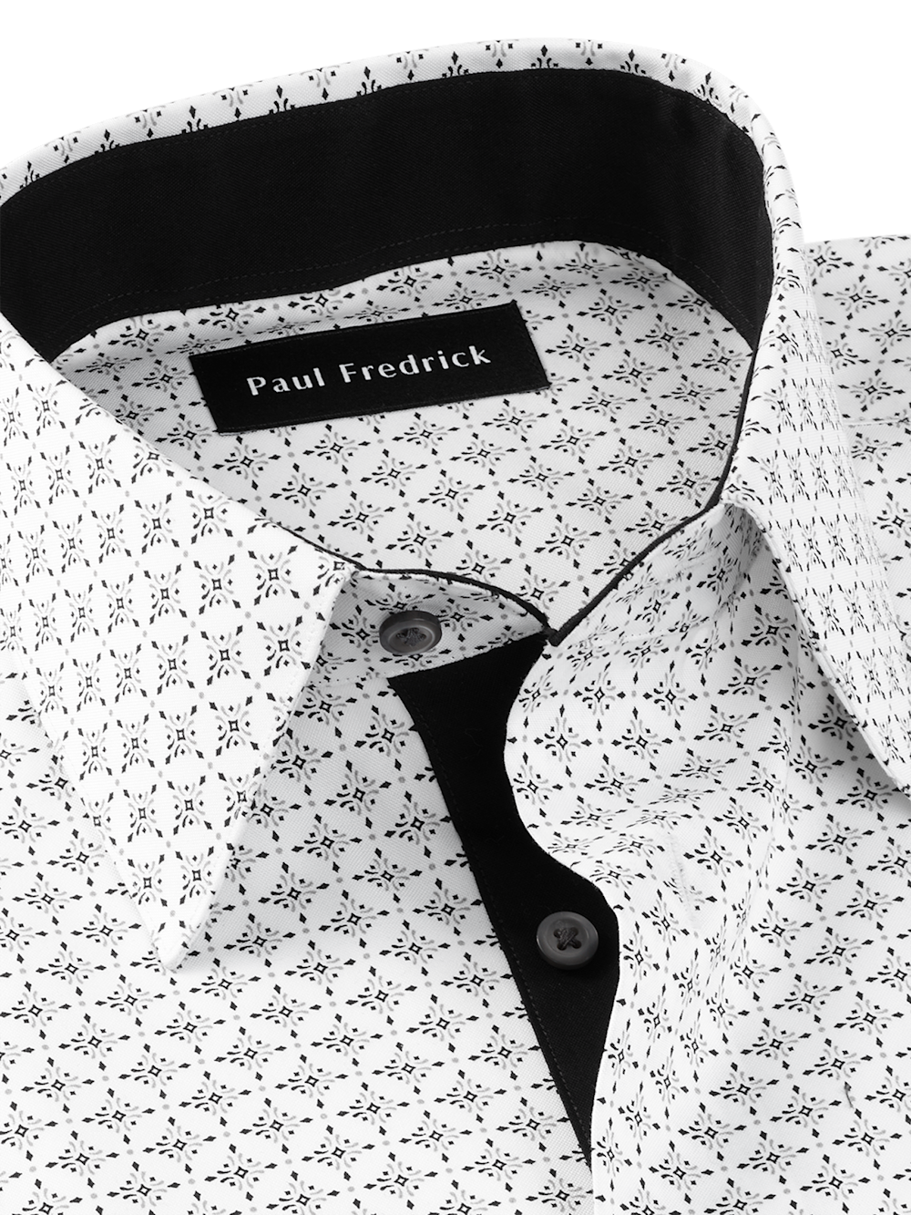 geometric dress shirt Black Yellow Geometric Long Sleeve Men Button Up Shirt, Abstract Modern Print Casual Buttoned Collared Designer Dress Shirt Chest Pocket