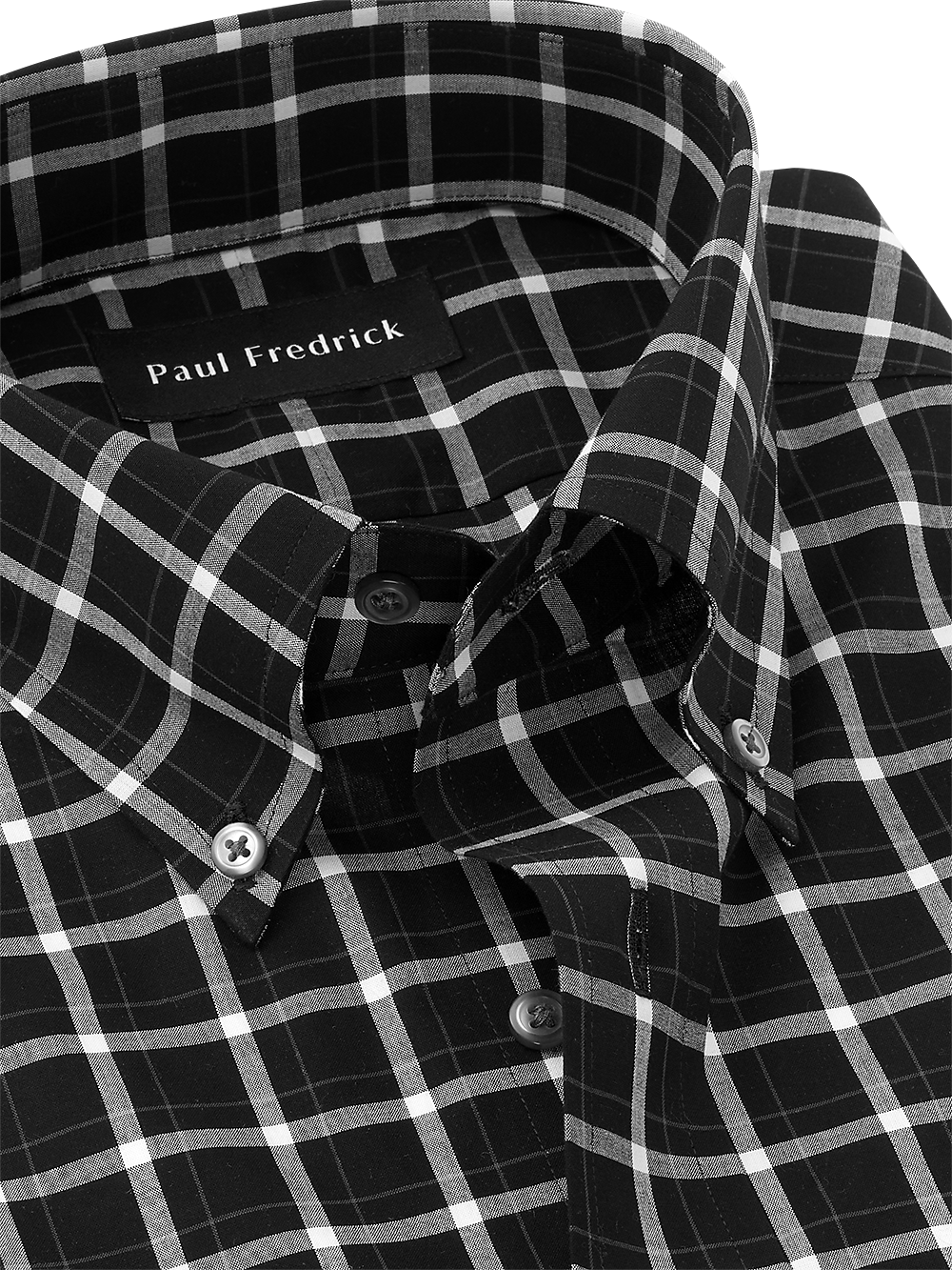 Alternate Image of Non-iron Cotton Windowpane Dress Shirt-2