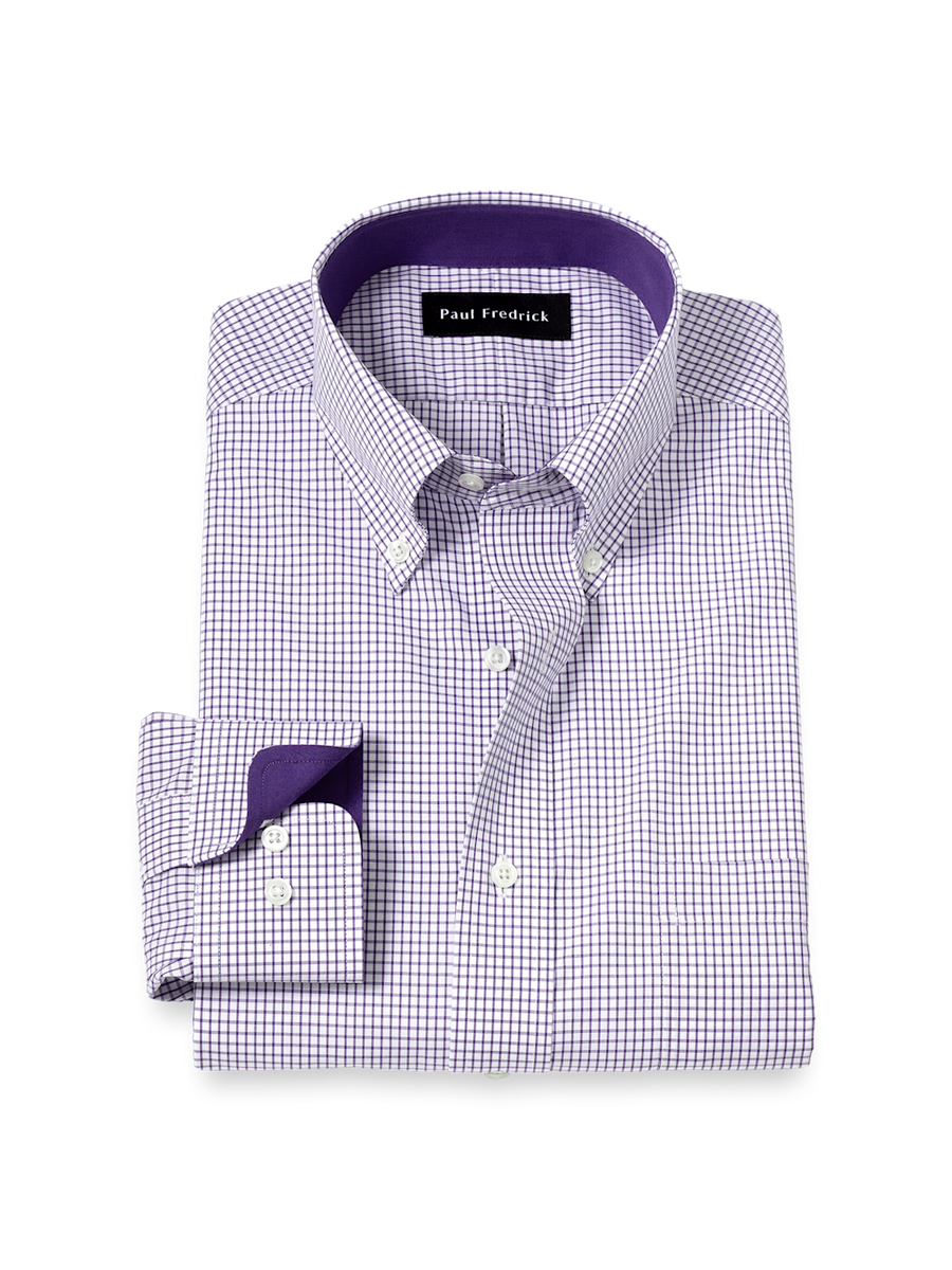 サブカルチャーCOTTON CHECK SHIRT PURPLE CHECK 2 DHU530B_559_a8fe6133-4cea-48e3